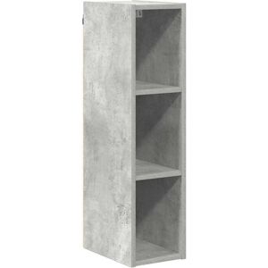 Hanging Cabinet with Shelf Riga Concrete Grey 20 x 29.5 x 80 cm vidaXL Hanging Cabinet with Shelf Riga Concrete Grey 20 x 29.5 x 80 cm vidaXL