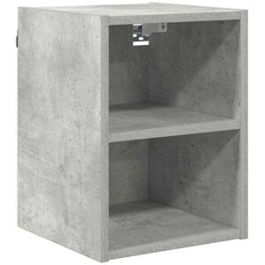 Hanging Cabinet with Shelf Riga Concrete Grey 30 x 29.5 x 40 cm vidaXL Hanging Cabinet with Shelf Riga Concrete Grey 30 x 29.5 x 40 cm vidaXL