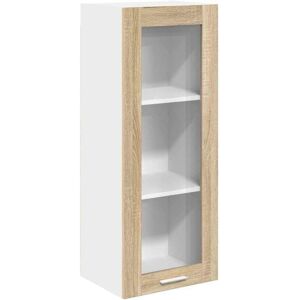 Hanging Cabinet with Shelf Riga Sonoma Oak 40 x 31 x 100 cm vidaXL Hanging Cabinet with Shelf Riga Sonoma Oak 40 x 31 x 100 cm vidaXL