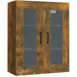 Hanging Wall Cabinet Smoked Oak 69.5x34x90 cm Vidaxl Hanging Wall Cabinet Smoked Oak 69.5x34x90 cm Vidaxl