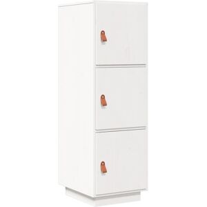 Highboard White 34x40x108.5 cm Solid Wood Pine Vidaxl Highboard White 34x40x108.5 cm Solid Wood Pine Vidaxl