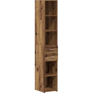 Highboard Old wood 30 x 42.5 x 185 cm Engineered wood Vidaxl Highboard Old wood 30 x 42.5 x 185 cm Engineered wood Vidaxl
