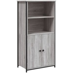Highboard Grey Sonoma 62x36x121.5 cm Engineered Wood Vidaxl Highboard Grey Sonoma 62x36x121.5 cm Engineered Wood Vidaxl