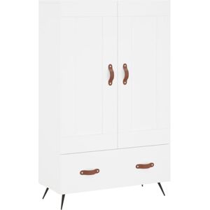 Highboard White 69.5x31x115 cm Engineered Wood Vidaxl Highboard White 69.5x31x115 cm Engineered Wood Vidaxl