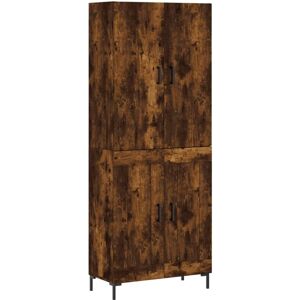 Vidaxl - Smoked Oak Highboard 69.5x34x180 cm Vidaxl - Smoked Oak Highboard 69.5x34x180 cm
