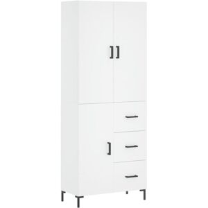 vidaXL Highboard White 69.5x34x180 cm Engineered Wood - Highboard vidaXL Highboard White 69.5x34x180 cm Engineered Wood - Highboard