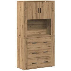 Vidaxl - Highboard Artisan oak 80 x 33 x 150 cm Engineered wood Vidaxl - Highboard Artisan oak 80 x 33 x 150 cm Engineered wood