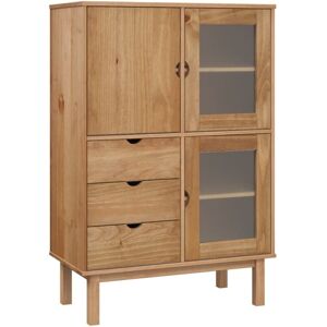 Highboard otta 85x43x125 cm Solid Wood Pine Vidaxl Highboard otta 85x43x125 cm Solid Wood Pine Vidaxl