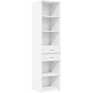 Highboard White 45x42.5x185 cm Engineered Wood Vidaxl Highboard White 45x42.5x185 cm Engineered Wood Vidaxl