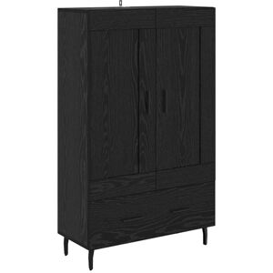 Highboard Black Oak 69.5 x 31 x 115 cm Engineered Wood vidaXL Highboard Black Oak 69.5 x 31 x 115 cm Engineered Wood vidaXL