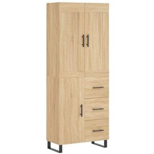Highboard Sonoma Oak 69.5x34x180 cm Engineered Wood vidaXL Highboard Sonoma Oak 69.5x34x180 cm Engineered Wood vidaXL