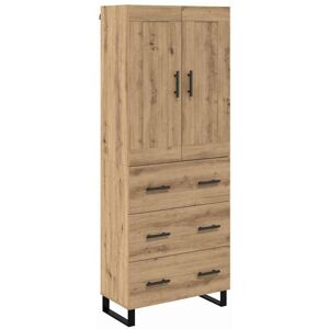 Highboard Artisan Oak 69.5 x 34 x 180 cm Engineered Wood vidaXL Highboard Artisan Oak 69.5 x 34 x 180 cm Engineered Wood vidaXL