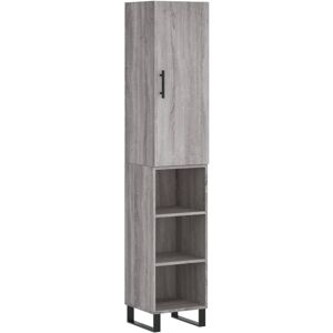 vidaXL Grey Sonoma Highboard - Sideboard Storage vidaXL Grey Sonoma Highboard - Sideboard Storage