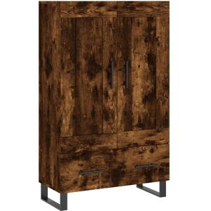 Highboard Smoked Oak 69.5x31x115 cm Engineered Wood Vidaxl Highboard Smoked Oak 69.5x31x115 cm Engineered Wood Vidaxl