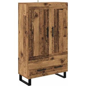 Highboard Old Wood 69.5 x 31 x 115 cm Engineered Wood vidaXL Highboard Old Wood 69.5 x 31 x 115 cm Engineered Wood vidaXL