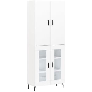 Highboard White 69.5x34x180 cm Engineered Wood vidaXL Highboard White 69.5x34x180 cm Engineered Wood vidaXL