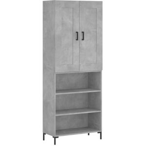 vidaXL Concrete Grey Highboard - Storage Cabinet vidaXL Concrete Grey Highboard - Storage Cabinet