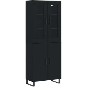 Jinlefu - Highboard Black 69.5x34x180 cm Engineered Wood vidaXL Jinlefu - Highboard Black 69.5x34x180 cm Engineered Wood vidaXL
