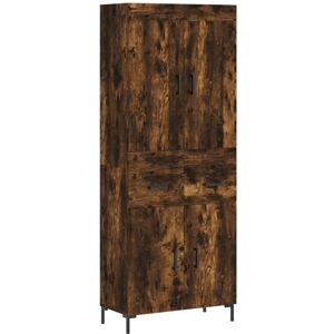 vidaXL Smoked Oak Highboard - 69.5x34x180 cm - Furniture vidaXL Smoked Oak Highboard - 69.5x34x180 cm - Furniture