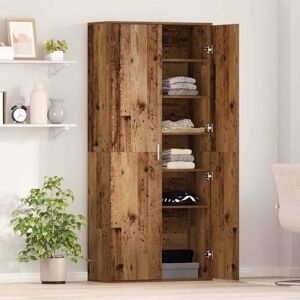 Highboard Old Wood 80 x 35 x 180 cm Engineered wood Vidaxl Highboard Old Wood 80 x 35 x 180 cm Engineered wood Vidaxl