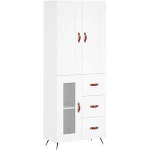 vidaXL White Engineered Wood Highboard - Storage Unit vidaXL White Engineered Wood Highboard - Storage Unit