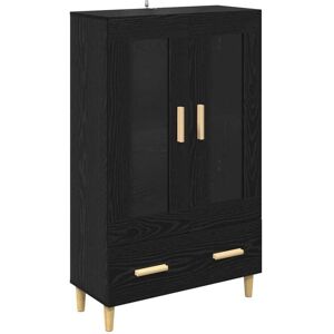 Highboard Black Oak 70 x 31 x 115 cm Engineered Wood vidaXL Highboard Black Oak 70 x 31 x 115 cm Engineered Wood vidaXL