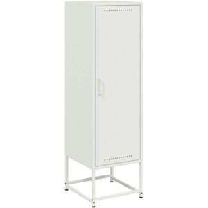 Highboard White 36x39x123 cm Steel Vidaxl Highboard White 36x39x123 cm Steel Vidaxl