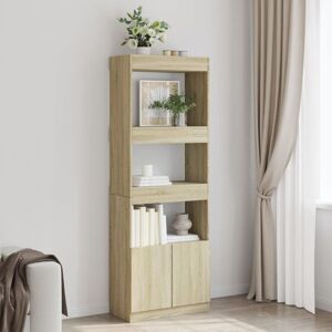 Highboard Sonoma Oak 63x33x180 cm Engineered Wood Vidaxl Highboard Sonoma Oak 63x33x180 cm Engineered Wood Vidaxl