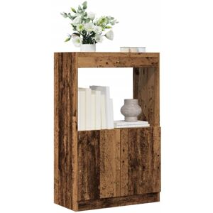 Highboard Old Wood 63x33x100 cm Engineered Wood Vidaxl Highboard Old Wood 63x33x100 cm Engineered Wood Vidaxl