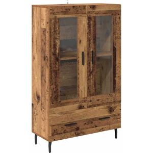 Highboard Old Wood 69.5 x 31 x 115 cm Engineered Wood vidaXL Highboard Old Wood 69.5 x 31 x 115 cm Engineered Wood vidaXL