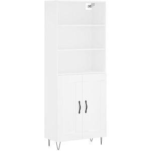 Highboard White 69.5x34x180 cm Engineered Wood vidaXL Highboard White 69.5x34x180 cm Engineered Wood vidaXL