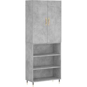 VidaXL Concrete Grey Highboard - Storage Cabinet VidaXL Concrete Grey Highboard - Storage Cabinet