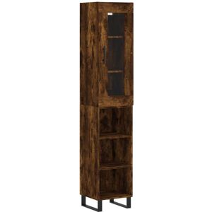 vidaXL Highboard Smoked Oak - Storage Furniture vidaXL Highboard Smoked Oak - Storage Furniture