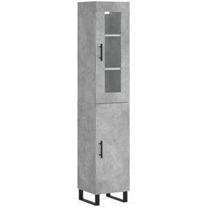 vidaXL Highboard Grey 34.5x34x180 cm - Highboard vidaXL Highboard Grey 34.5x34x180 cm - Highboard