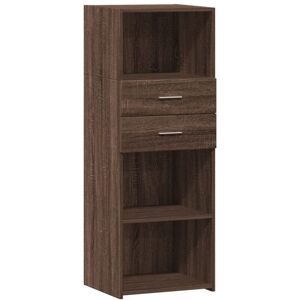 Highboard Brown Oak 45x42.5x124 cm Engineered Wood vidaXL Highboard Brown Oak 45x42.5x124 cm Engineered Wood vidaXL