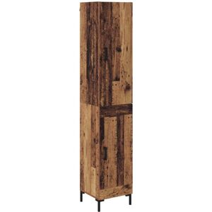 Highboard Old Wood 69.5 x 34 x 180 cm Engineered Wood vidaXL Highboard Old Wood 69.5 x 34 x 180 cm Engineered Wood vidaXL