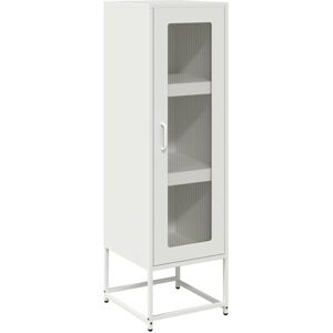 Highboard White 36x39x123 cm Cold-rolled Steel Vidaxl Highboard White 36x39x123 cm Cold-rolled Steel Vidaxl