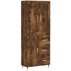 vidaXL Smoked Oak Highboard - Storage Cabinet vidaXL Smoked Oak Highboard - Storage Cabinet