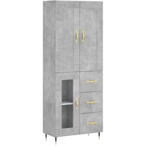 vidaXL Highboard Concrete Grey - Highboard vidaXL Highboard Concrete Grey - Highboard