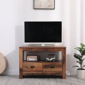 Furniture Hmd - Wooden Corner tv Stand with 2 Drawers,Storage Cabinet,85x39x58cm(LxWxH) Furniture Hmd - Wooden Corner tv Stand with 2 Drawers,Storage Cabinet,85x39x58cm(LxWxH)