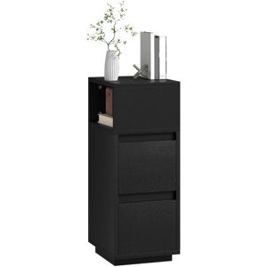 HOMCOM Slim Bedside Table, Bedside Cabinet with Open Shelf and 2 Drawers HOMCOM Slim Bedside Table, Bedside Cabinet with Open Shelf and 2 Drawers