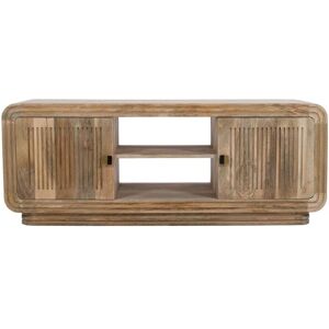 Hudson Carved 2 Doors TV Cabinet - Mango Wood - L40 x W145 x H55 cm Hudson Carved 2 Doors TV Cabinet - Mango Wood - L40 x W145 x H55 cm