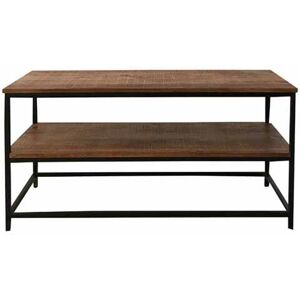 Industrial Plasma TV Unit - Mango Wood/Iron - L45 x W110 x H55 cm - PP Sawn Finish Industrial Plasma TV Unit - Mango Wood/Iron - L45 x W110 x H55 cm - PP Sawn Finish