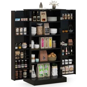 Costway - Kitchen Storage Cabinet Freestanding Buffet Cupboards Sideboard Costway - Kitchen Storage Cabinet Freestanding Buffet Cupboards Sideboard