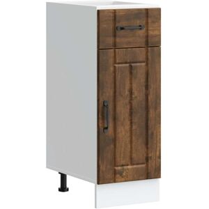 Vidaxl - Kitchen Base Cabinet Lucca Smoked Oak Engineered Wood Vidaxl - Kitchen Base Cabinet Lucca Smoked Oak Engineered Wood