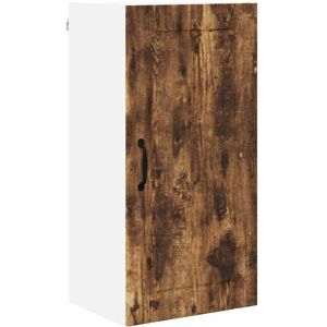 Kitchen Cabinet Smoked Oak 40 x 31 x 80 cm Engineered Wood vidaXL Kitchen Cabinet Smoked Oak 40 x 31 x 80 cm Engineered Wood vidaXL