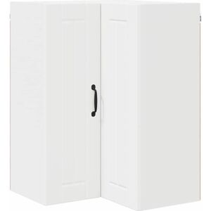 Kitchen Cabinet White 57 x 57 x 80 cm Engineered Wood vidaXL Kitchen Cabinet White 57 x 57 x 80 cm Engineered Wood vidaXL