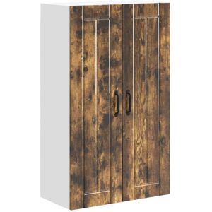 Kitchen Cabinet Smoked Oak 60 x 31 x 100 cm Engineered Wood vidaXL Kitchen Cabinet Smoked Oak 60 x 31 x 100 cm Engineered Wood vidaXL