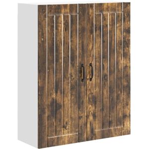 Kitchen Cabinet Smoked Oak 80 x 31 x 100 cm Engineered Wood vidaXL Kitchen Cabinet Smoked Oak 80 x 31 x 100 cm Engineered Wood vidaXL