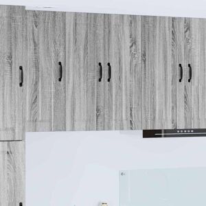 Kitchen Cabinet Grey Sonoma 60 x 31 x 80 cm Engineered Wood vidaXL Kitchen Cabinet Grey Sonoma 60 x 31 x 80 cm Engineered Wood vidaXL
